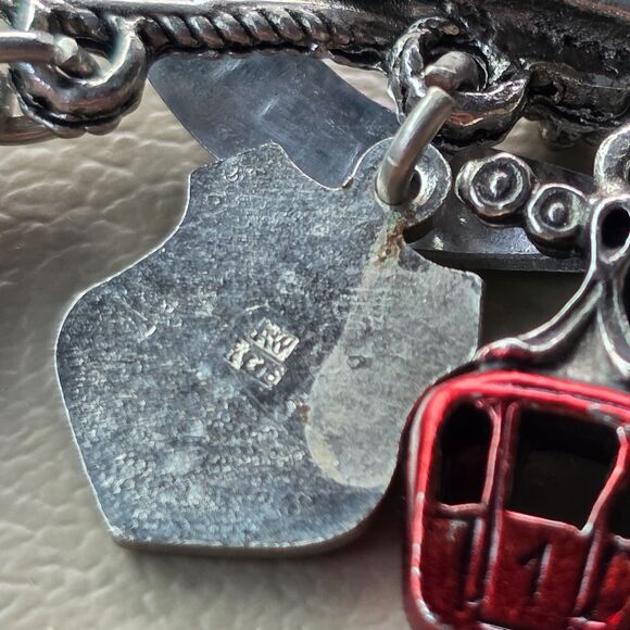 Switzerland Hat Lapel Pin  3 Charms Bell First Aid - Picture 10 of 12